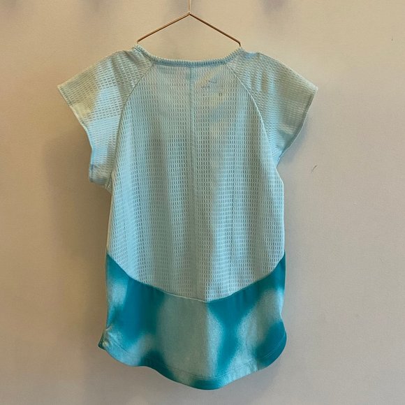 Nike Blue Instacool Short Sleeve Running Top - Picture 9 of 13